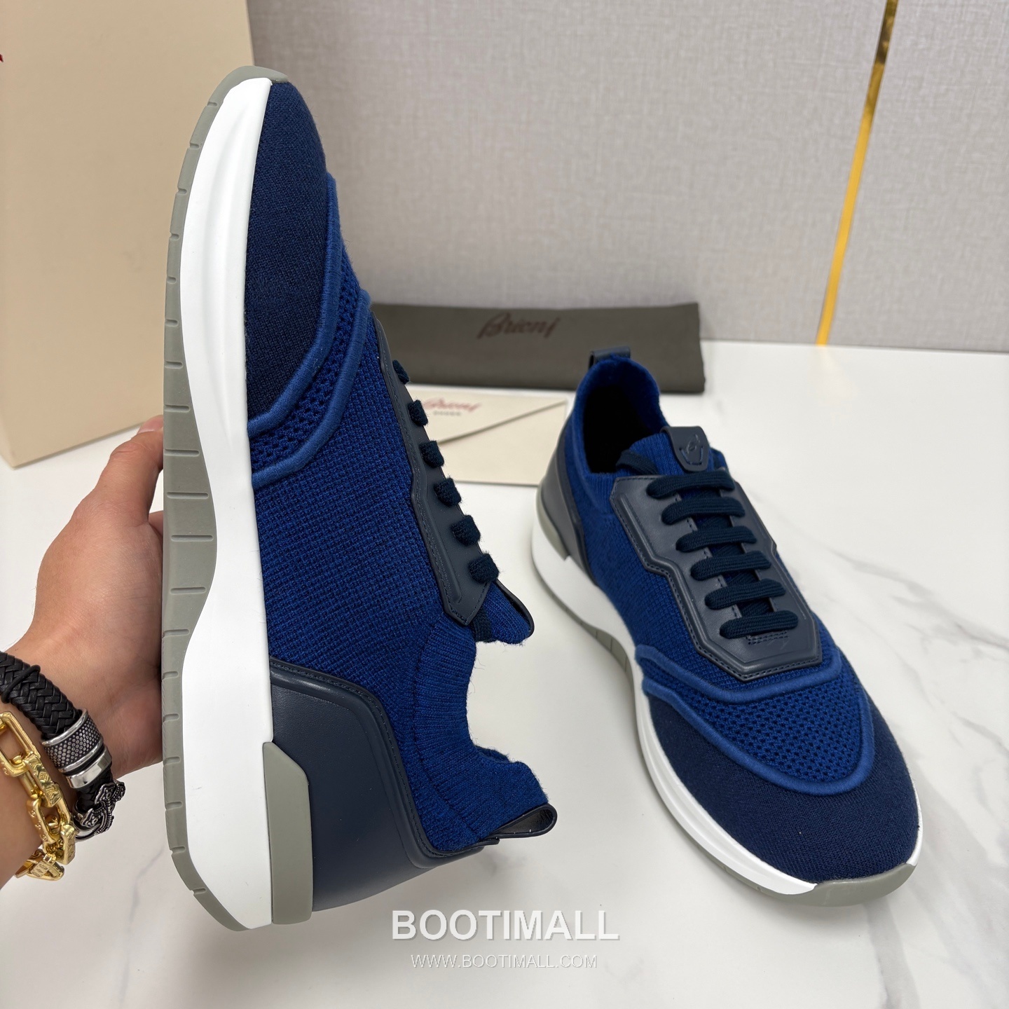 Brioni Mesh Suede Dad Sneaker 브리오니 메쉬 스웨이드 대드 스니커즈 5cm 6