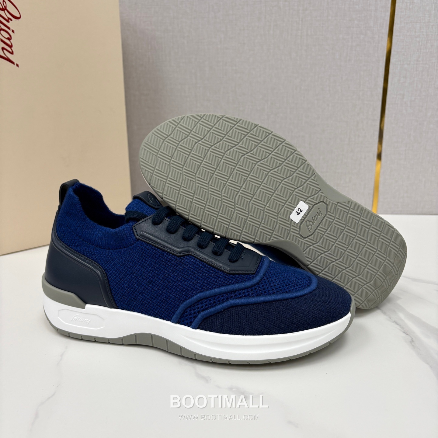 Brioni Mesh Suede Dad Sneaker 브리오니 메쉬 스웨이드 대드 스니커즈 5cm 9