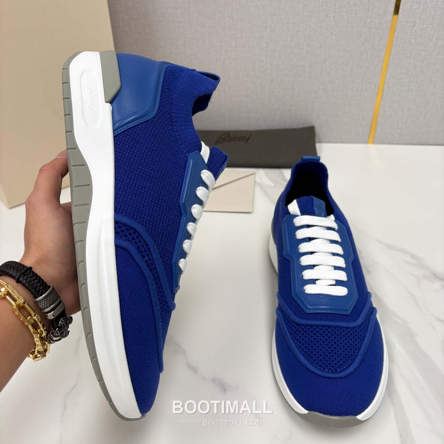 Brioni Mesh Suede Dad Sneaker 브리오니 메쉬 스웨이드 대드 스니커즈 5cm 4