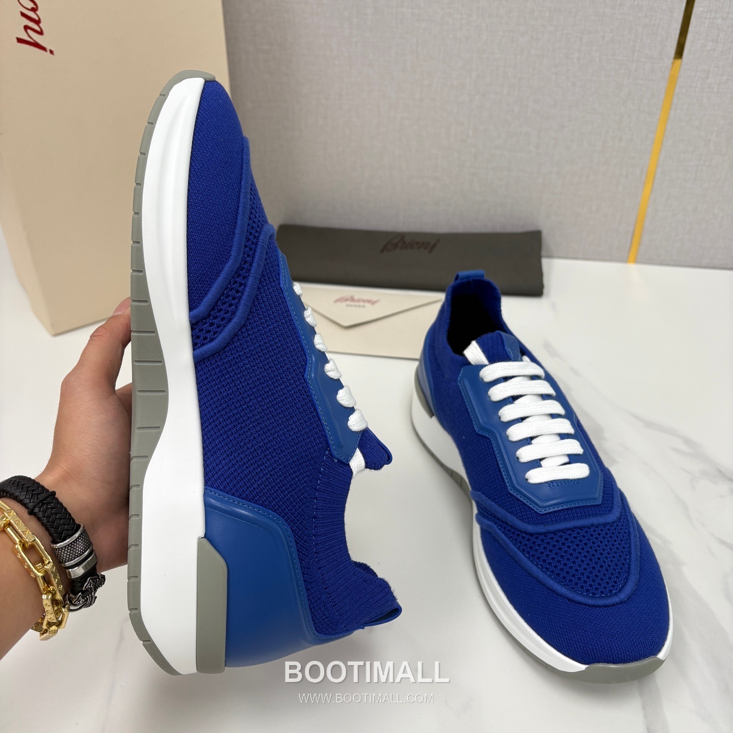 Brioni Mesh Suede Dad Sneaker 브리오니 메쉬 스웨이드 대드 스니커즈 5cm 6