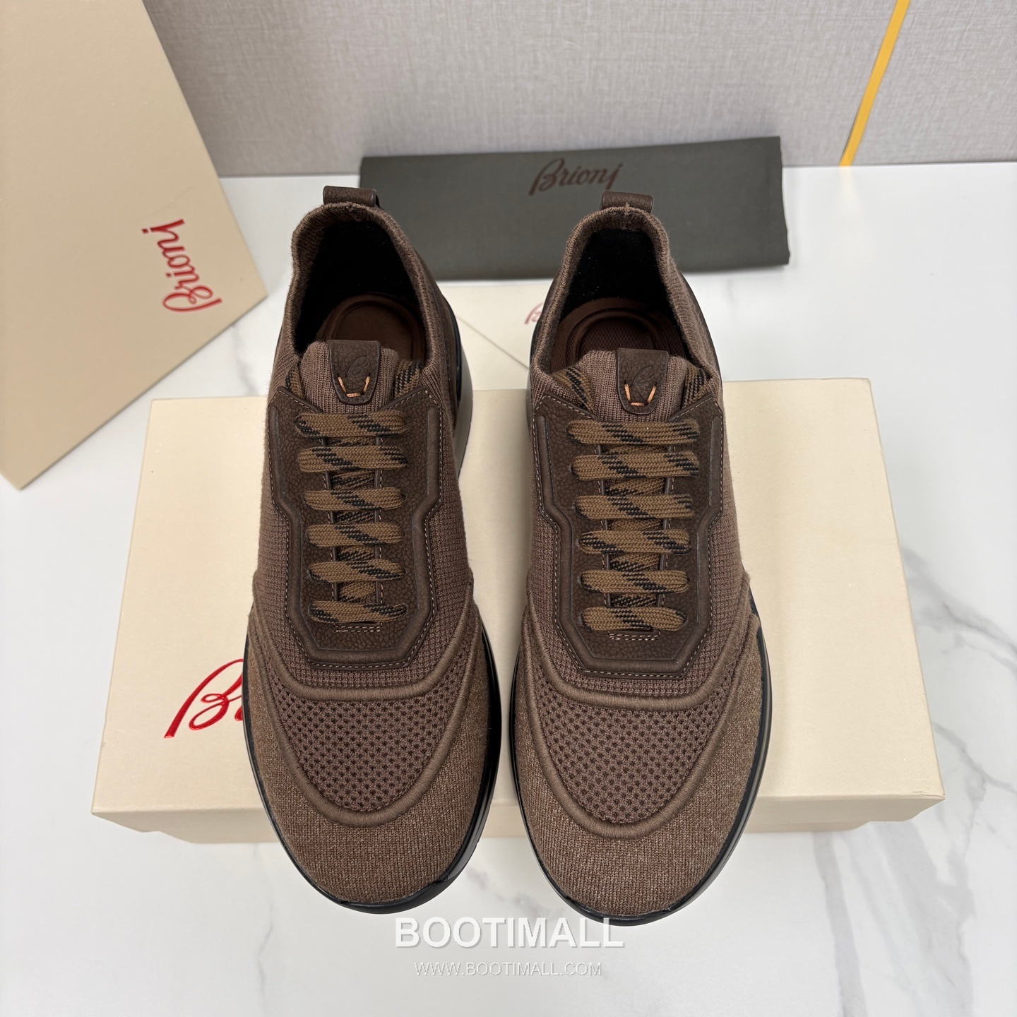 Brioni Mesh Suede Dad Sneaker 브리오니 메쉬 스웨이드 대드 스니커즈 5cm 1