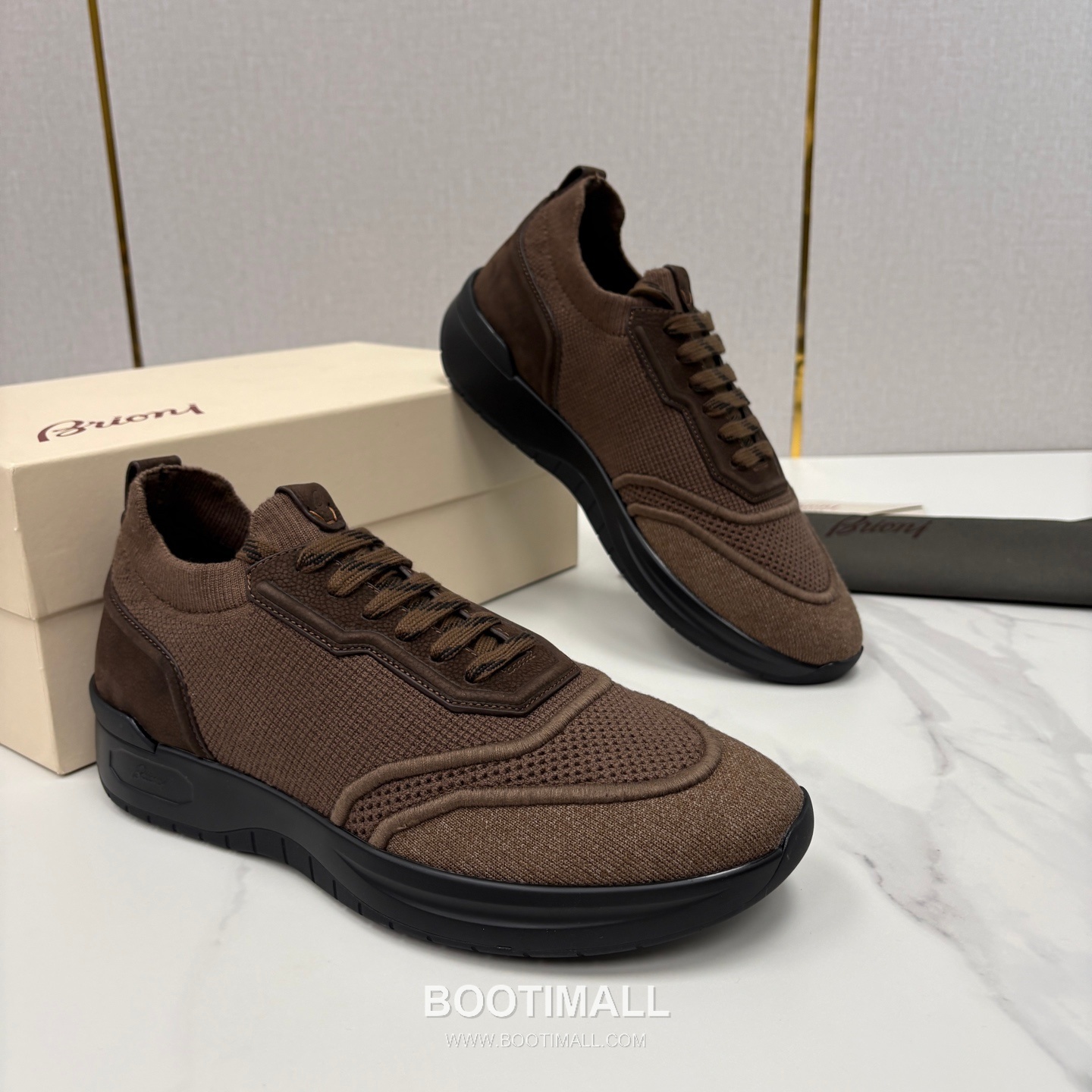 Brioni Mesh Suede Dad Sneaker 브리오니 메쉬 스웨이드 대드 스니커즈 5cm 2