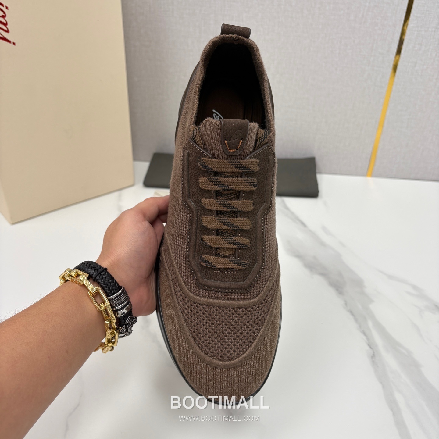 Brioni Mesh Suede Dad Sneaker 브리오니 메쉬 스웨이드 대드 스니커즈 5cm 5