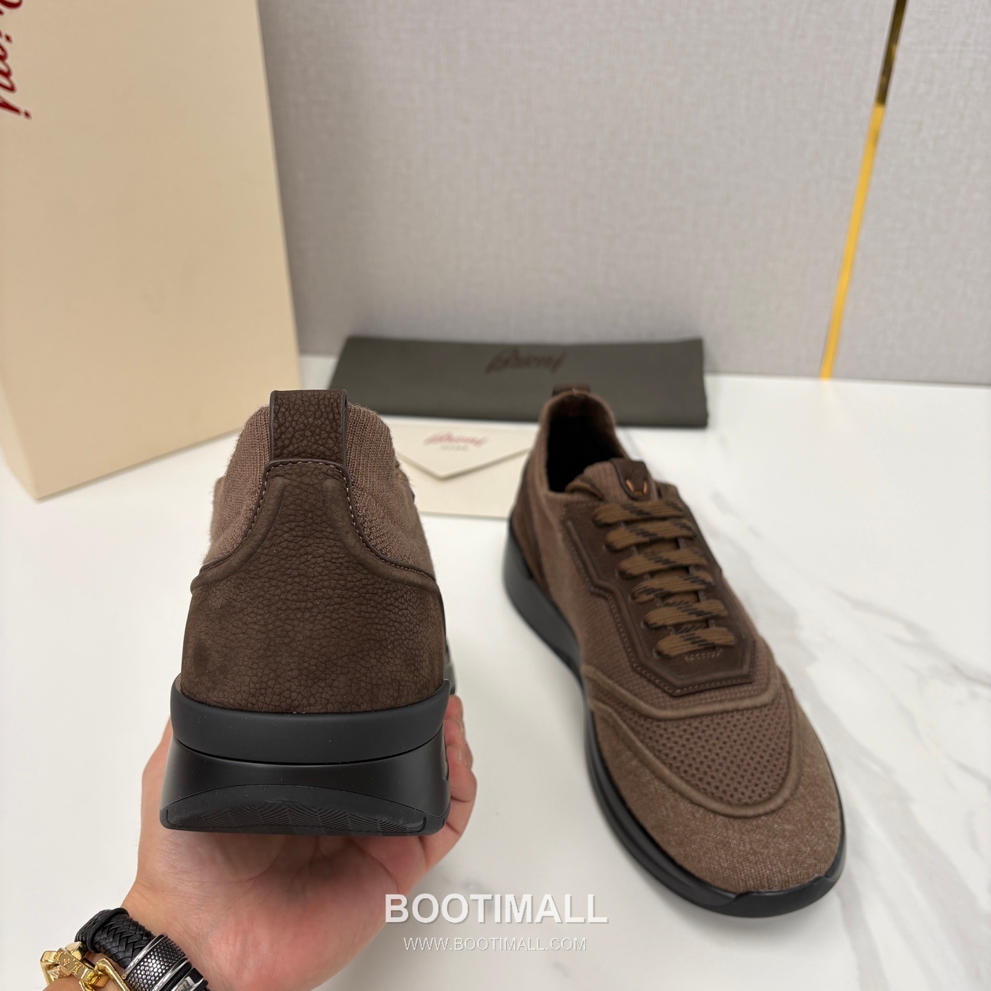 Brioni Mesh Suede Dad Sneaker 브리오니 메쉬 스웨이드 대드 스니커즈 5cm 8