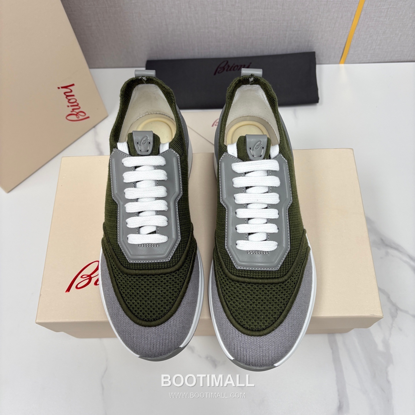 Brioni Mesh Suede Dad Sneaker 브리오니 메쉬 스웨이드 대드 스니커즈 5cm 1