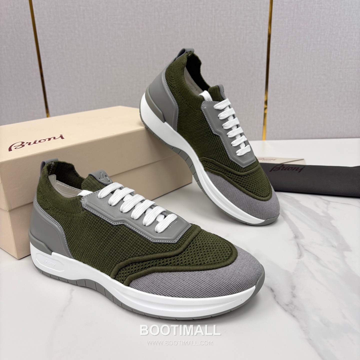 Brioni Mesh Suede Dad Sneaker 브리오니 메쉬 스웨이드 대드 스니커즈 5cm 2