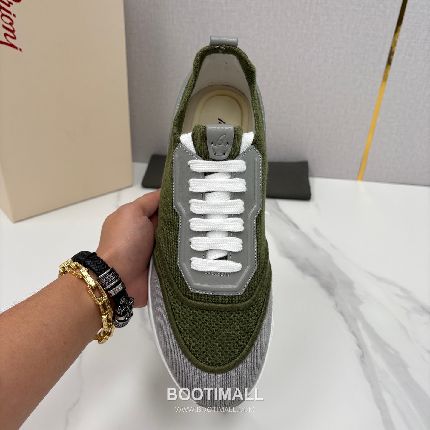 Brioni Mesh Suede Dad Sneaker 브리오니 메쉬 스웨이드 대드 스니커즈 5cm 5