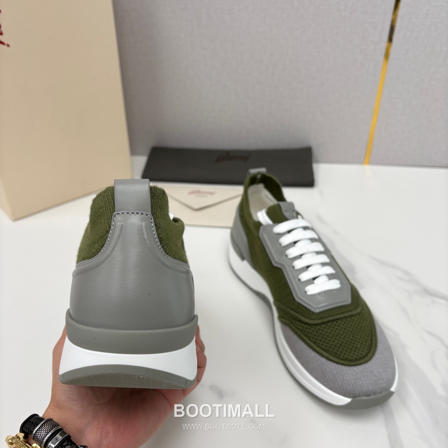 Brioni Mesh Suede Dad Sneaker 브리오니 메쉬 스웨이드 대드 스니커즈 5cm 8