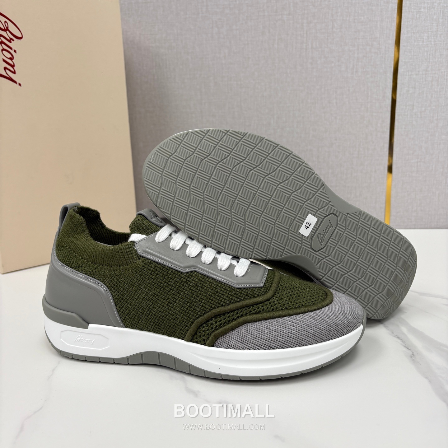 Brioni Mesh Suede Dad Sneaker 브리오니 메쉬 스웨이드 대드 스니커즈 5cm 9