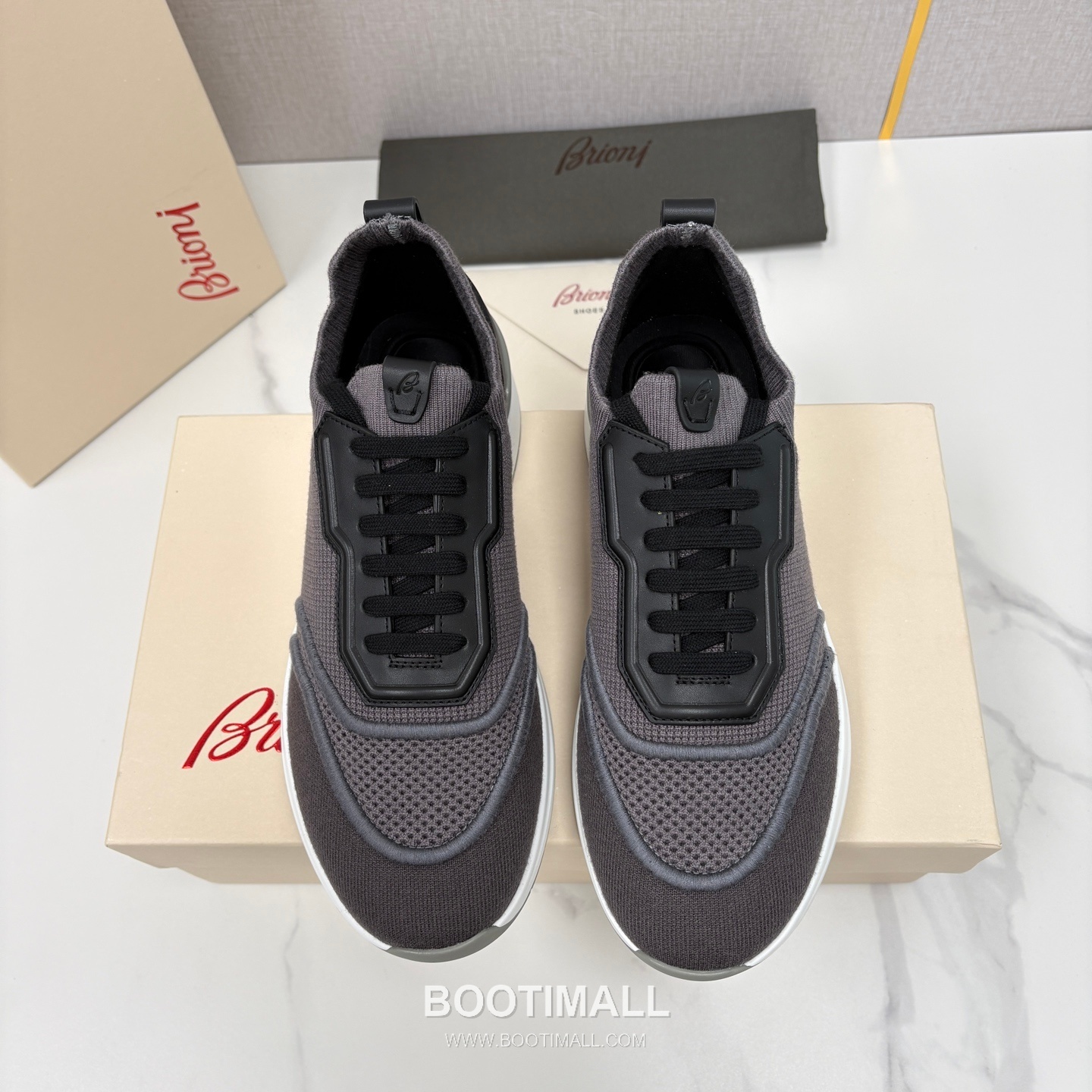 Brioni Mesh Suede Dad Sneaker 브리오니 메쉬 스웨이드 대드 스니커즈 5cm 1