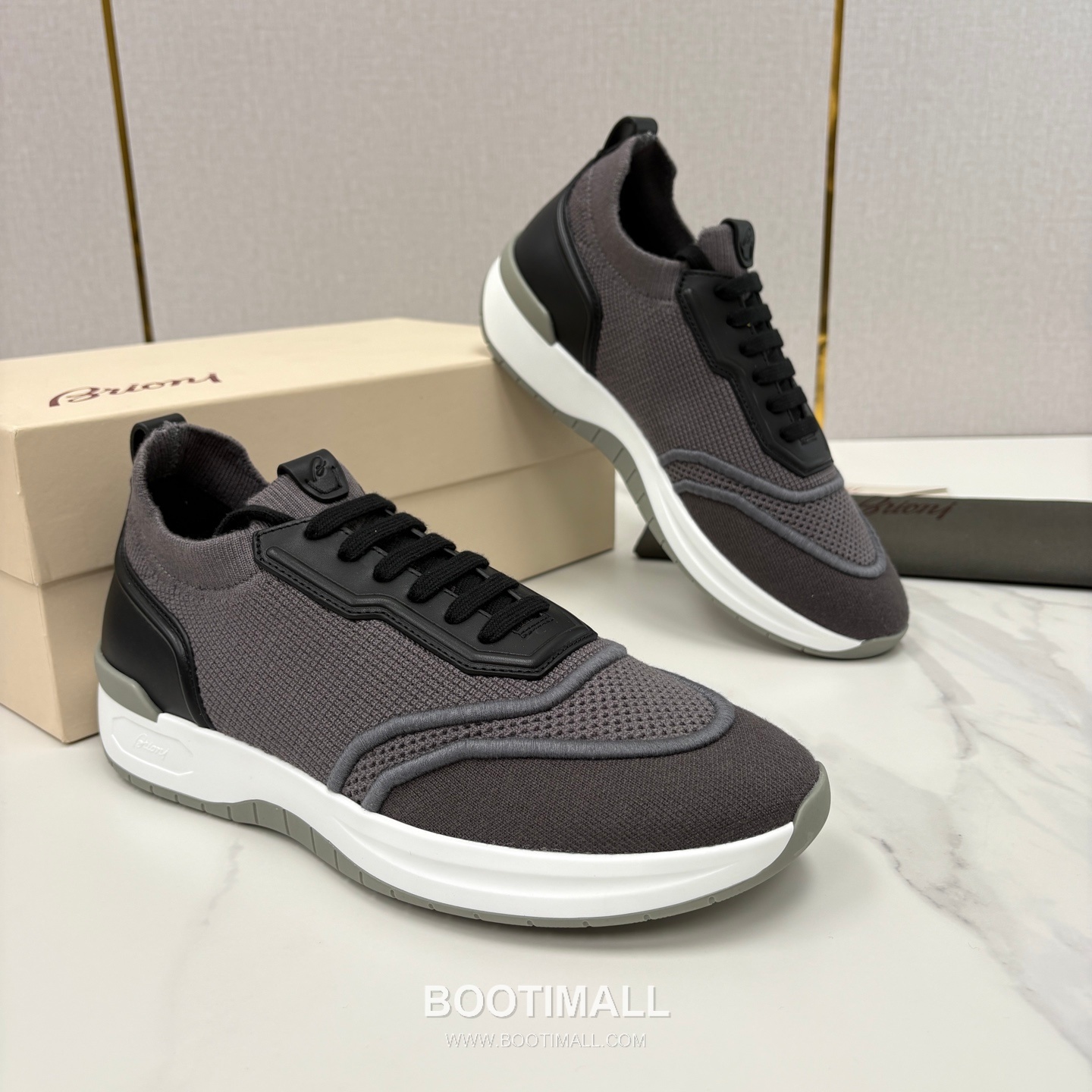 Brioni Mesh Suede Dad Sneaker 브리오니 메쉬 스웨이드 대드 스니커즈 5cm 2