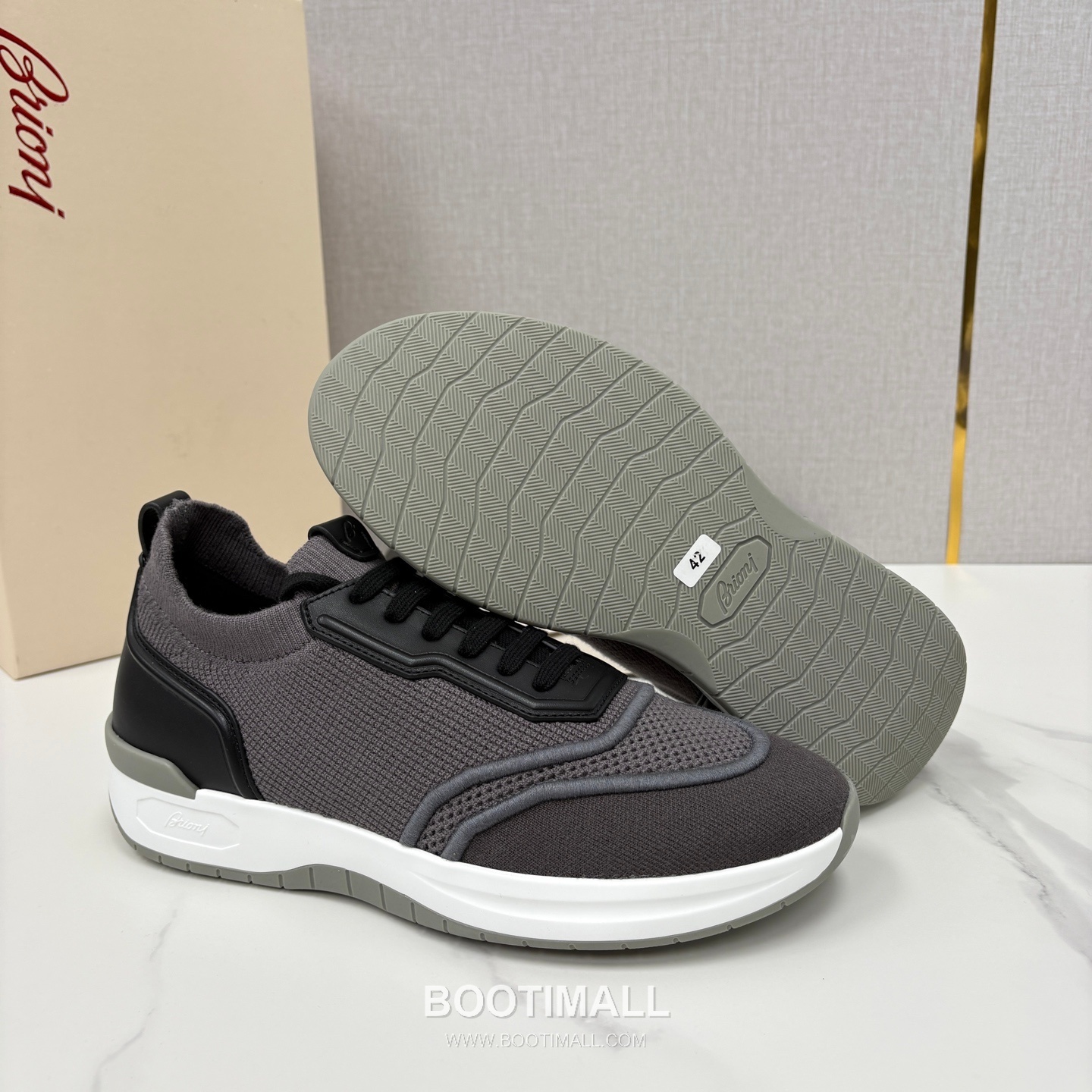 Brioni Mesh Suede Dad Sneaker 브리오니 메쉬 스웨이드 대드 스니커즈 5cm 9