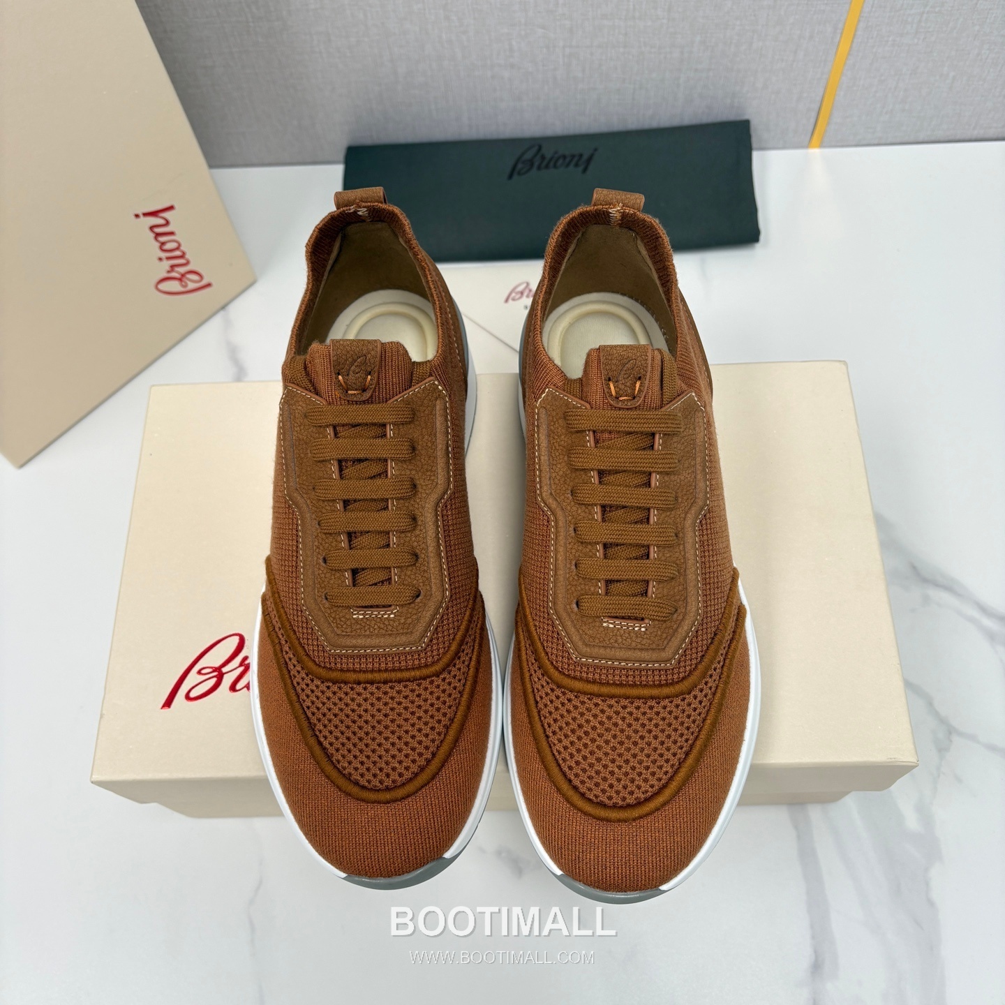 Brioni Mesh Suede Dad Sneaker 브리오니 메쉬 스웨이드 대드 스니커즈 5cm 1