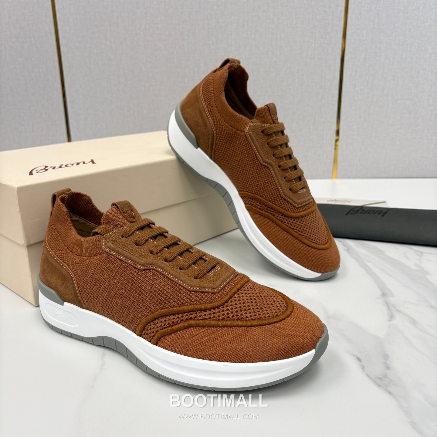 Brioni Mesh Suede Dad Sneaker 브리오니 메쉬 스웨이드 대드 스니커즈 5cm 2