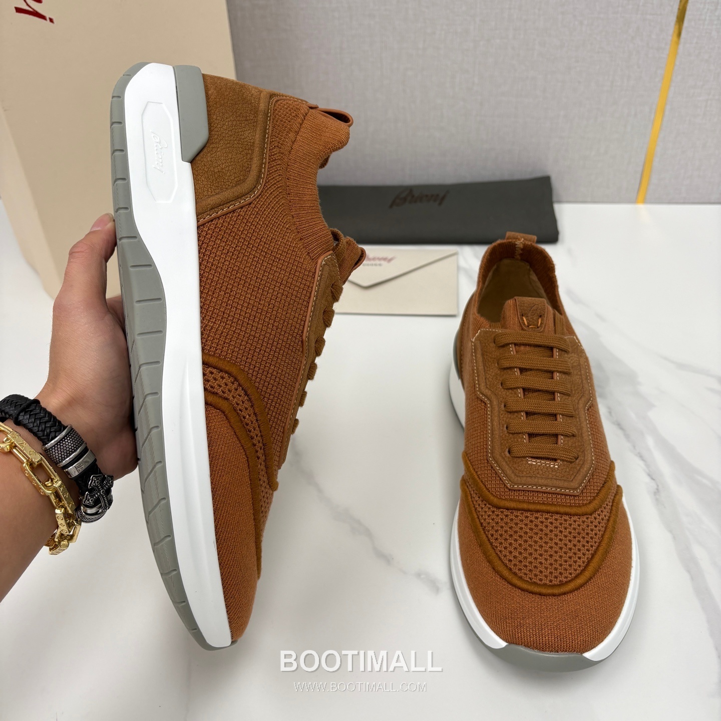 Brioni Mesh Suede Dad Sneaker 브리오니 메쉬 스웨이드 대드 스니커즈 5cm 4