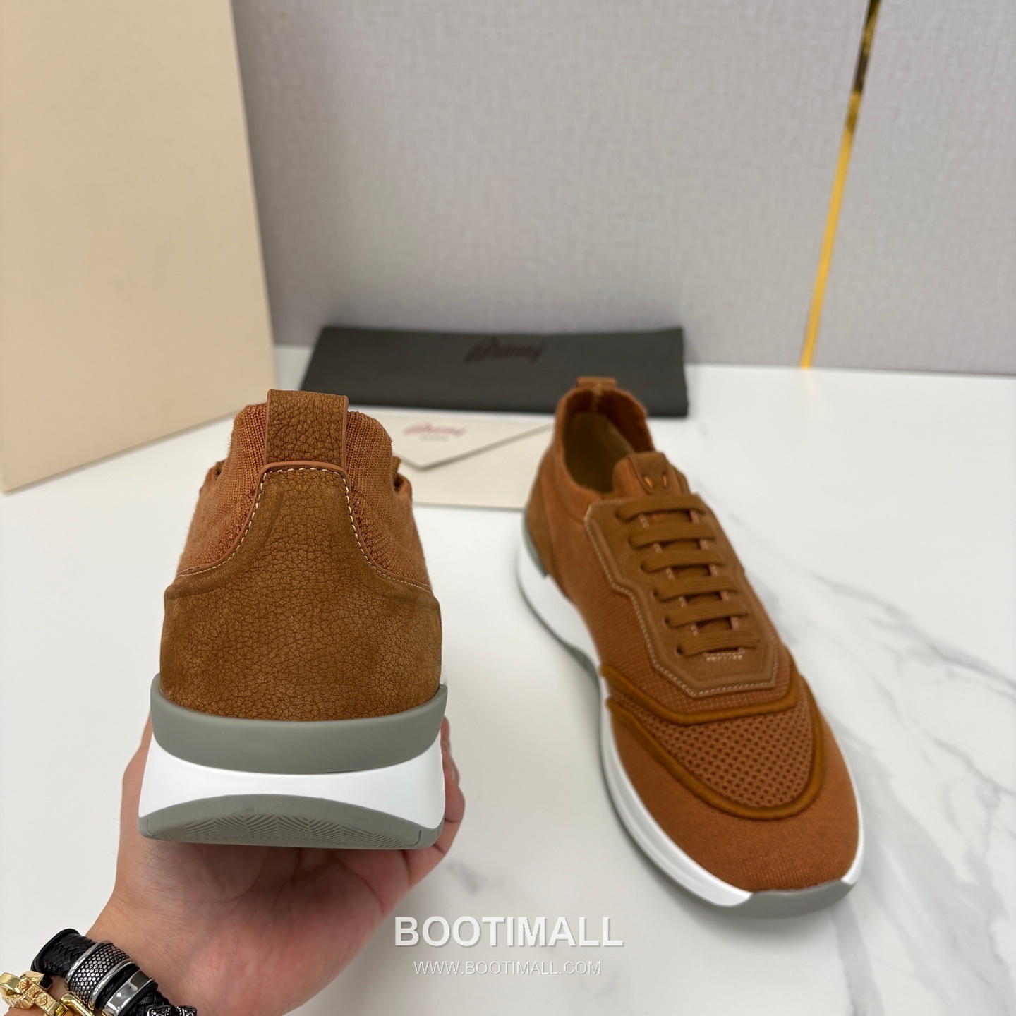 Brioni Mesh Suede Dad Sneaker 브리오니 메쉬 스웨이드 대드 스니커즈 5cm 8