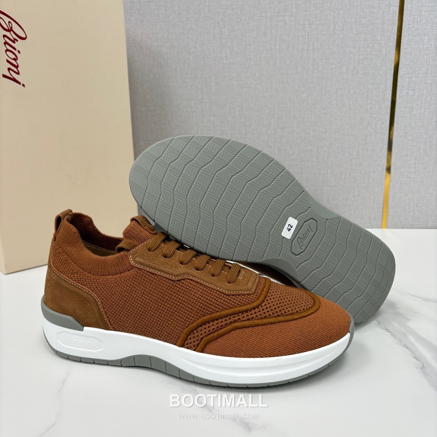 Brioni Mesh Suede Dad Sneaker 브리오니 메쉬 스웨이드 대드 스니커즈 5cm 9