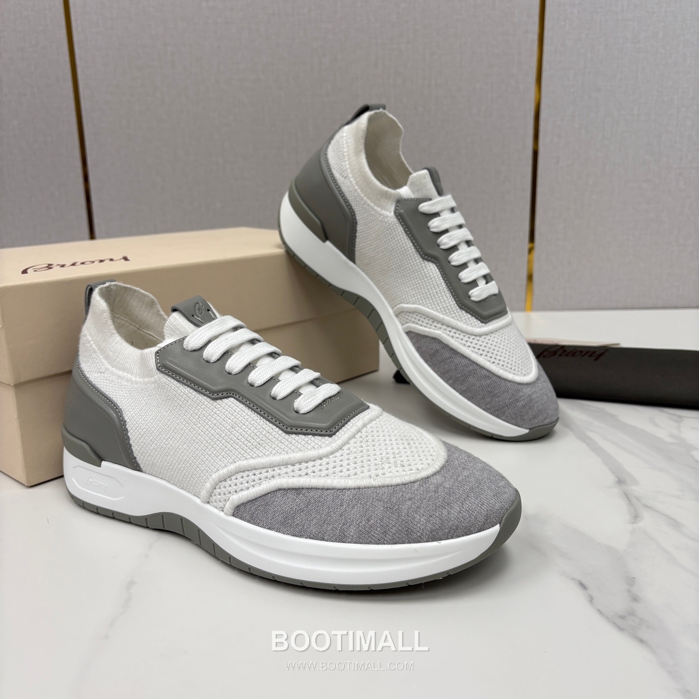 Brioni Mesh Suede Dad Sneaker 브리오니 메쉬 스웨이드 대드 스니커즈 5cm 2