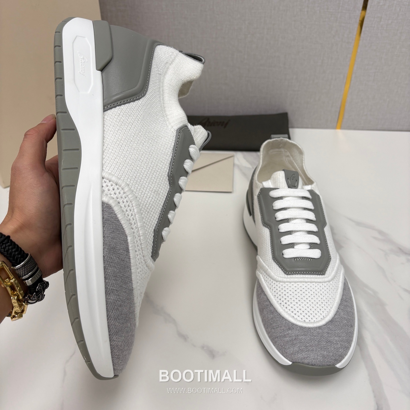 Brioni Mesh Suede Dad Sneaker 브리오니 메쉬 스웨이드 대드 스니커즈 5cm 4