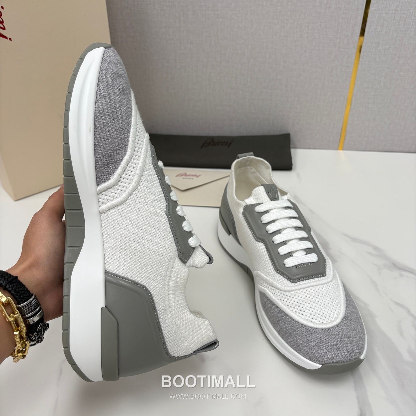 Brioni Mesh Suede Dad Sneaker 브리오니 메쉬 스웨이드 대드 스니커즈 5cm 6