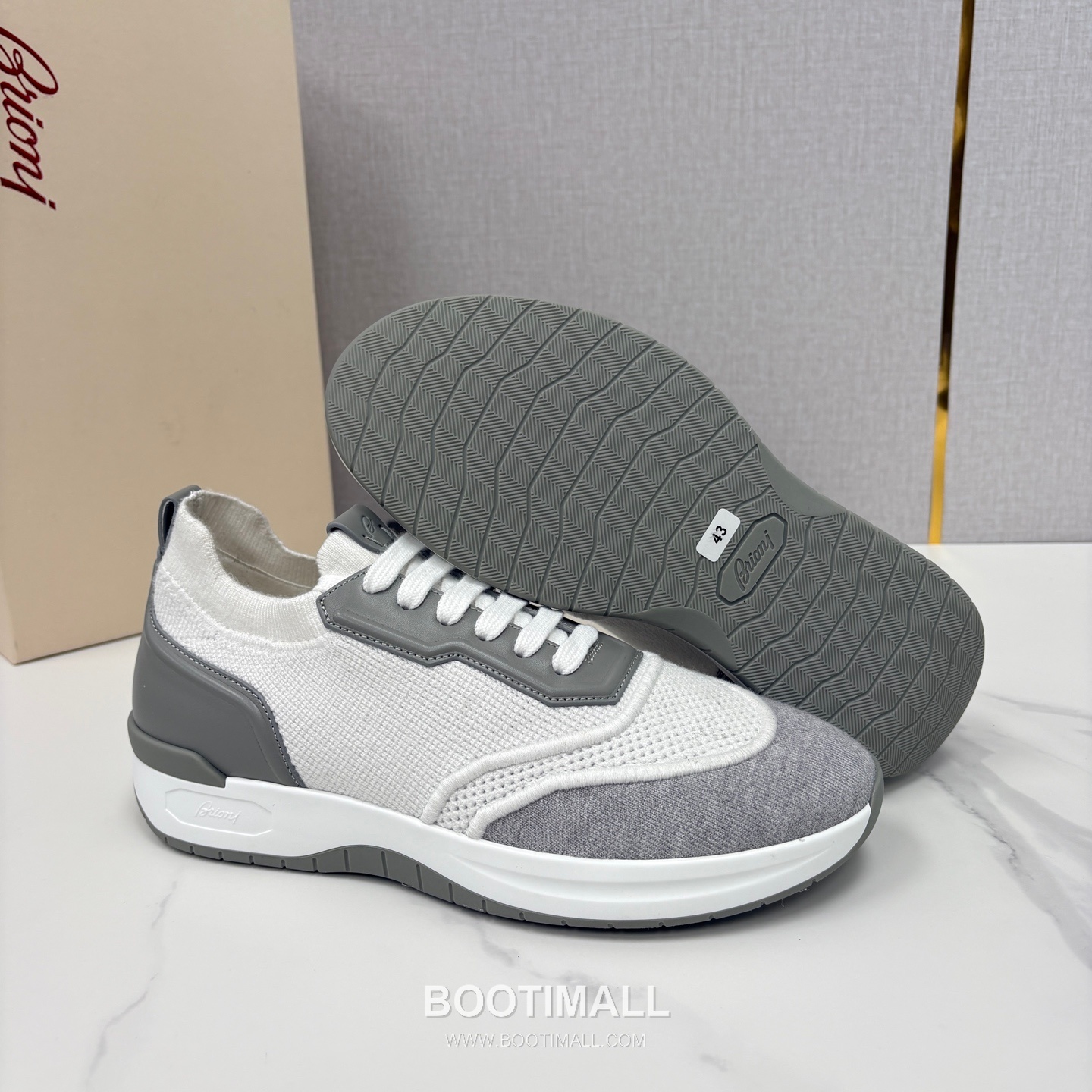 Brioni Mesh Suede Dad Sneaker 브리오니 메쉬 스웨이드 대드 스니커즈 5cm 9