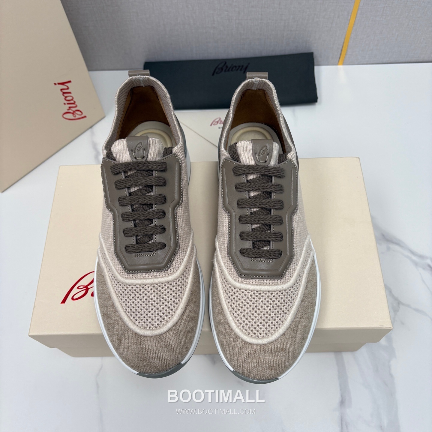 Brioni Mesh Suede Dad Sneaker 브리오니 메쉬 스웨이드 대드 스니커즈 5cm 1