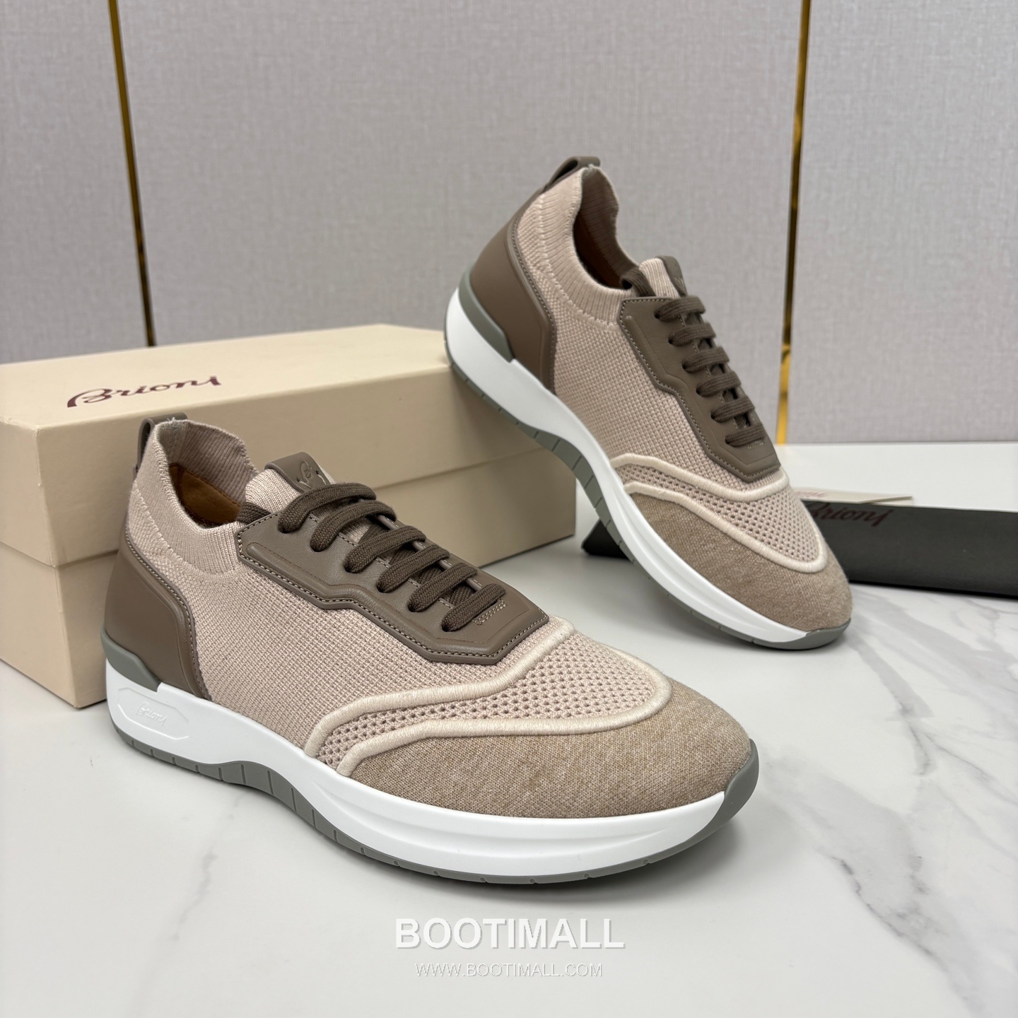 Brioni Mesh Suede Dad Sneaker 브리오니 메쉬 스웨이드 대드 스니커즈 5cm 2