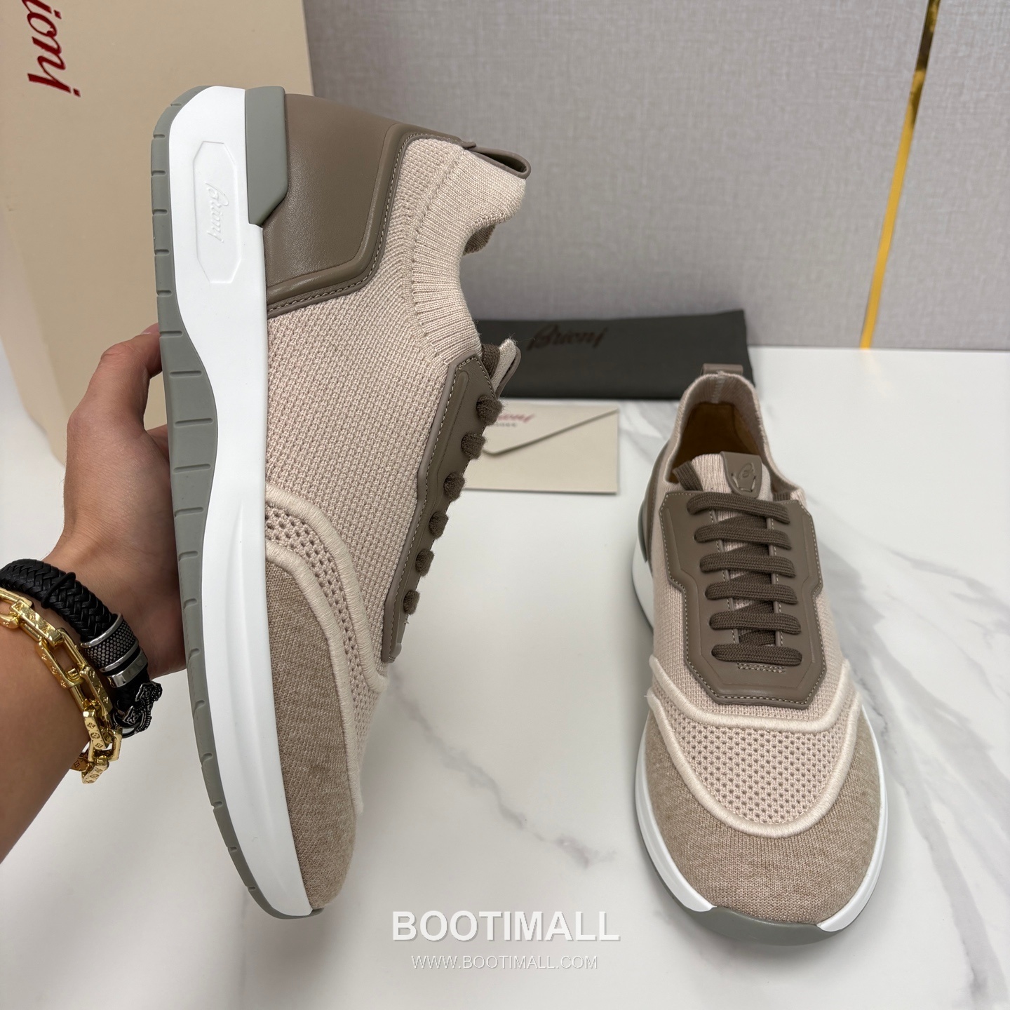 Brioni Mesh Suede Dad Sneaker 브리오니 메쉬 스웨이드 대드 스니커즈 5cm 4