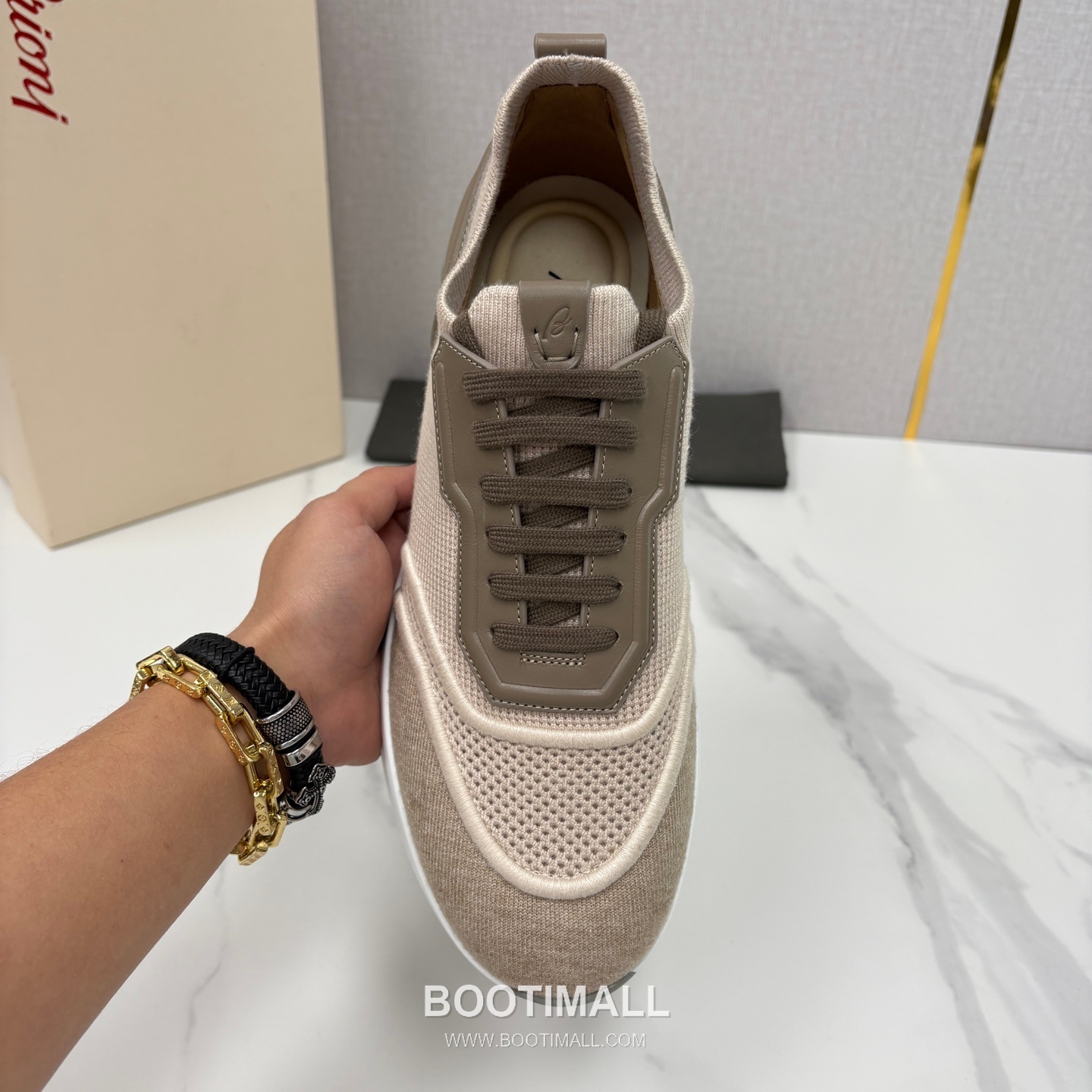 Brioni Mesh Suede Dad Sneaker 브리오니 메쉬 스웨이드 대드 스니커즈 5cm 5