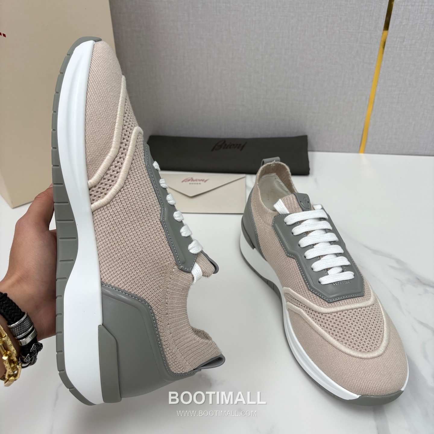 Brioni Mesh Suede Dad Sneaker 브리오니 메쉬 스웨이드 대드 스니커즈 5cm 6