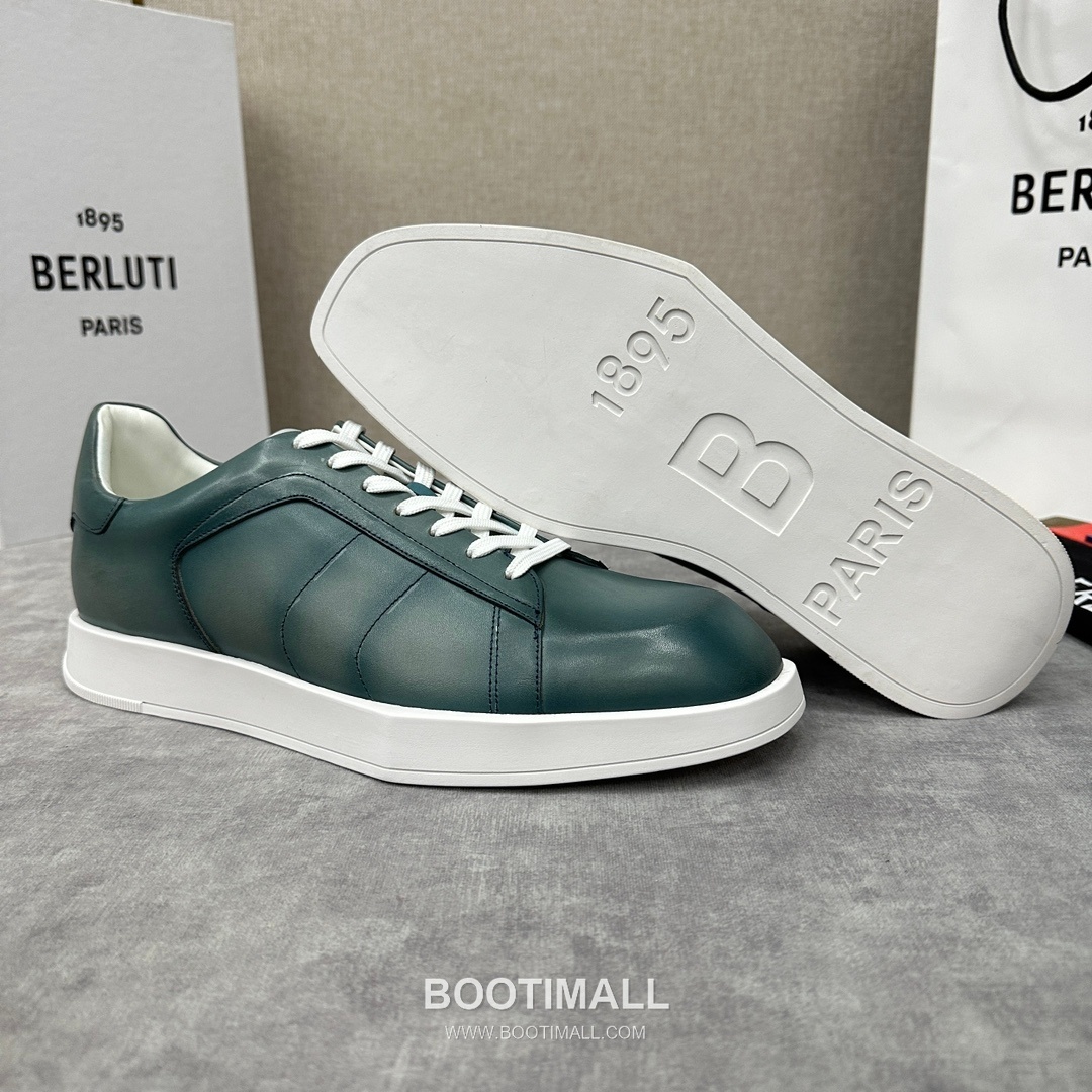 Berluti Stellar Diamond-Cut Trainer Calfskin Silk White 벨루티 스텔라 다이아몬드 컷 트레이너 송아지가죽 실크 화이트 스니커즈 5