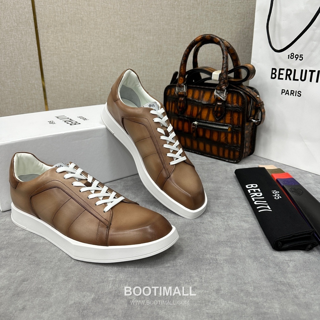 Berluti Stellar Diamond-Cut Trainer Leather White 벨루티 스텔라 다이아몬드 컷 트레이너 레더 화이트 스니커즈 2