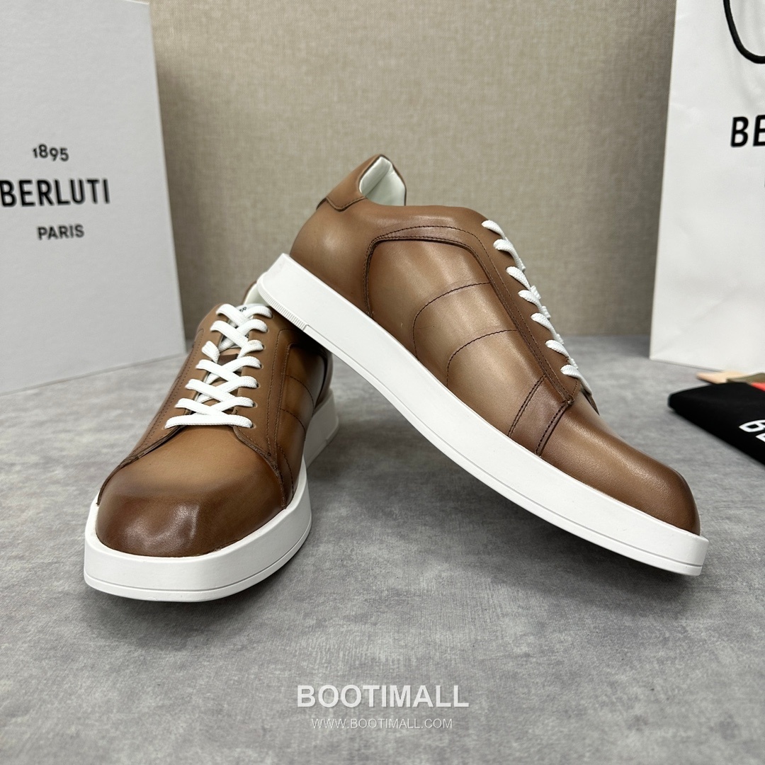 Berluti Stellar Diamond-Cut Trainer Leather White 벨루티 스텔라 다이아몬드 컷 트레이너 레더 화이트 스니커즈 4