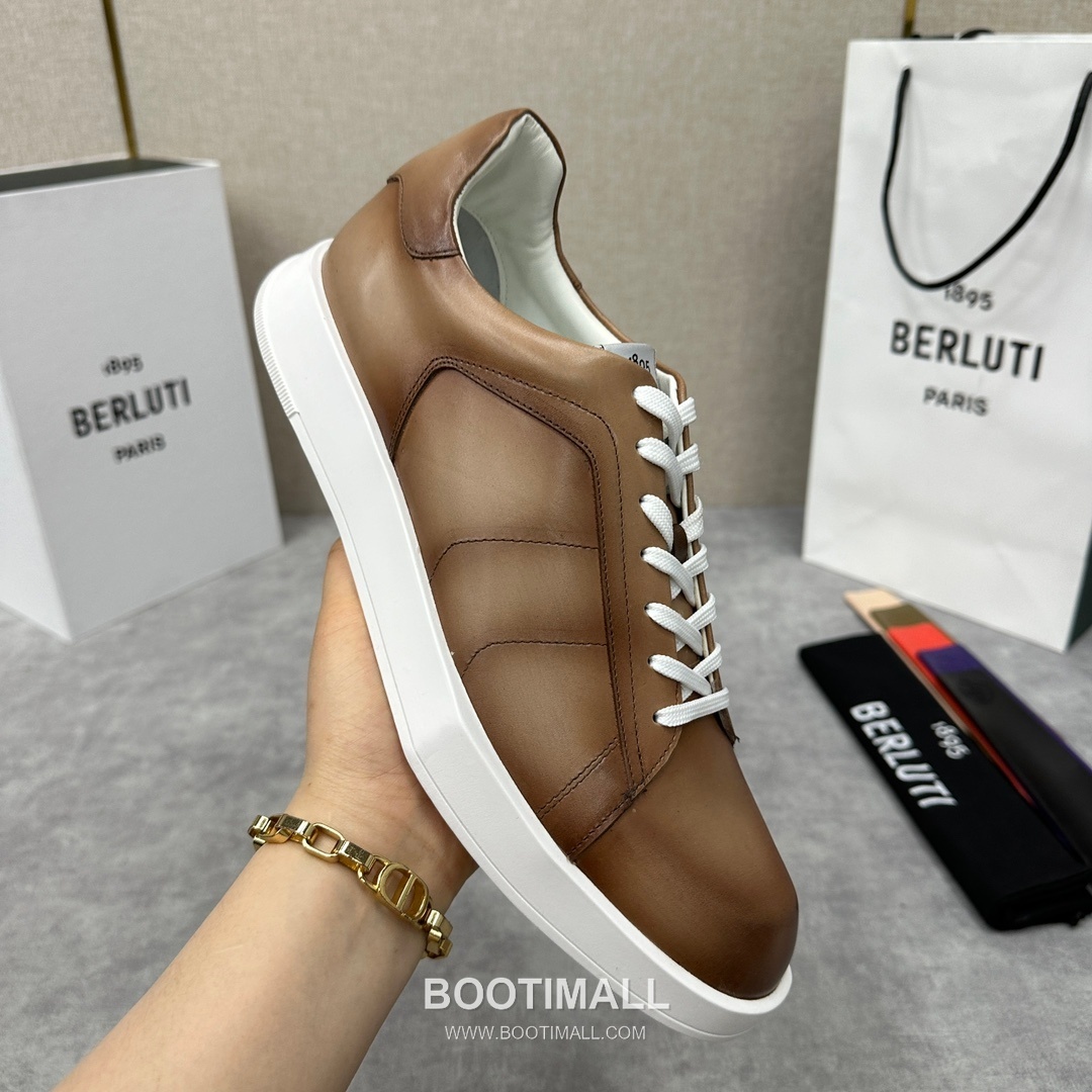 Berluti Stellar Diamond-Cut Trainer Leather White 벨루티 스텔라 다이아몬드 컷 트레이너 레더 화이트 스니커즈 6