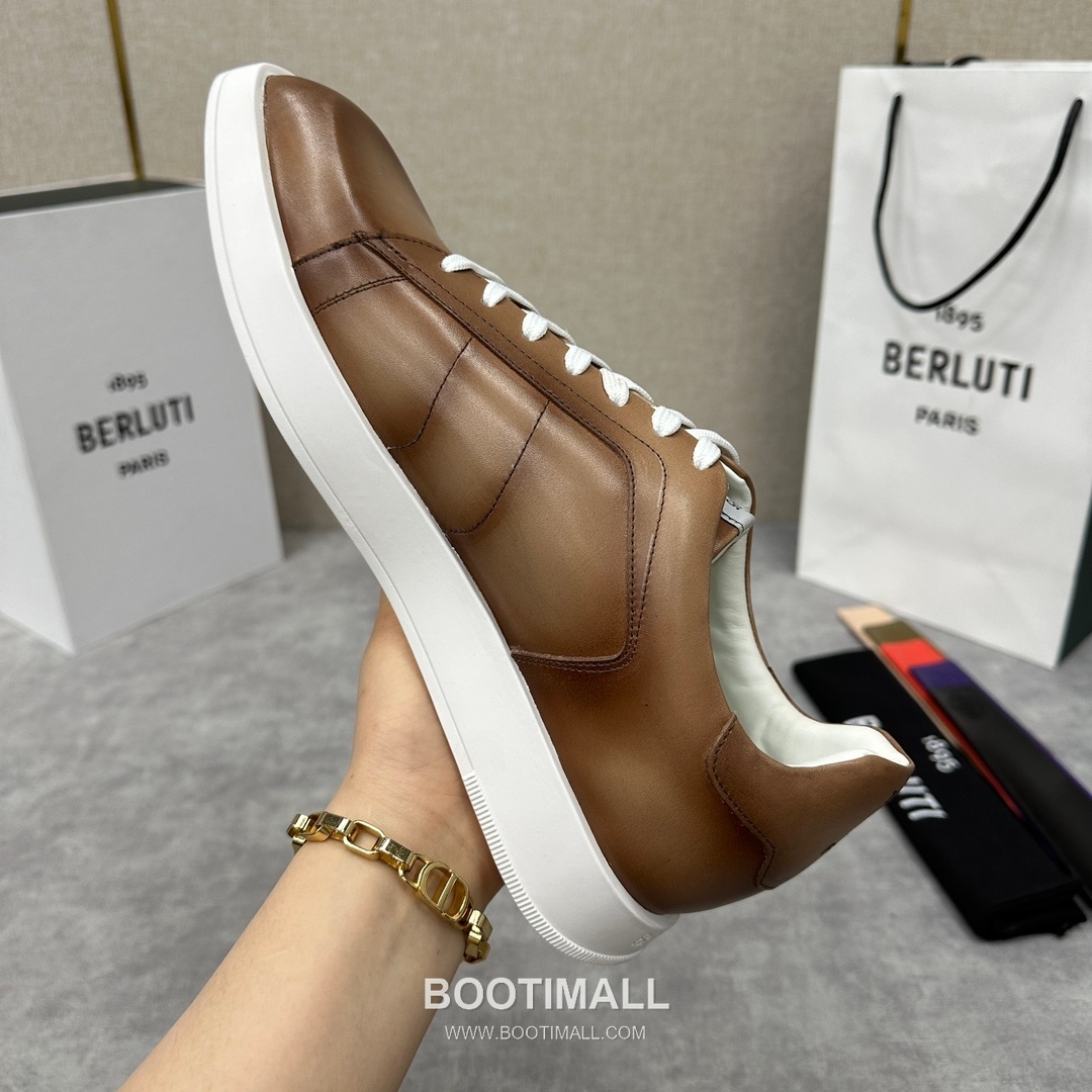 Berluti Stellar Diamond-Cut Trainer Leather White 벨루티 스텔라 다이아몬드 컷 트레이너 레더 화이트 스니커즈 8