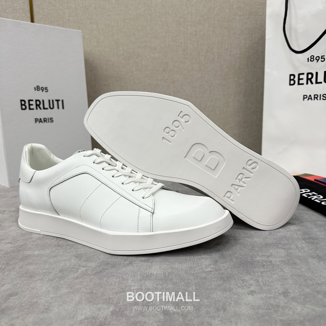 Berluti Stellar Diamond-Cut Trainer Silk Leather White 벨루티 스텔라 다이아몬드 컷 트레이너 실크 레더 화이트 스니커즈 5
