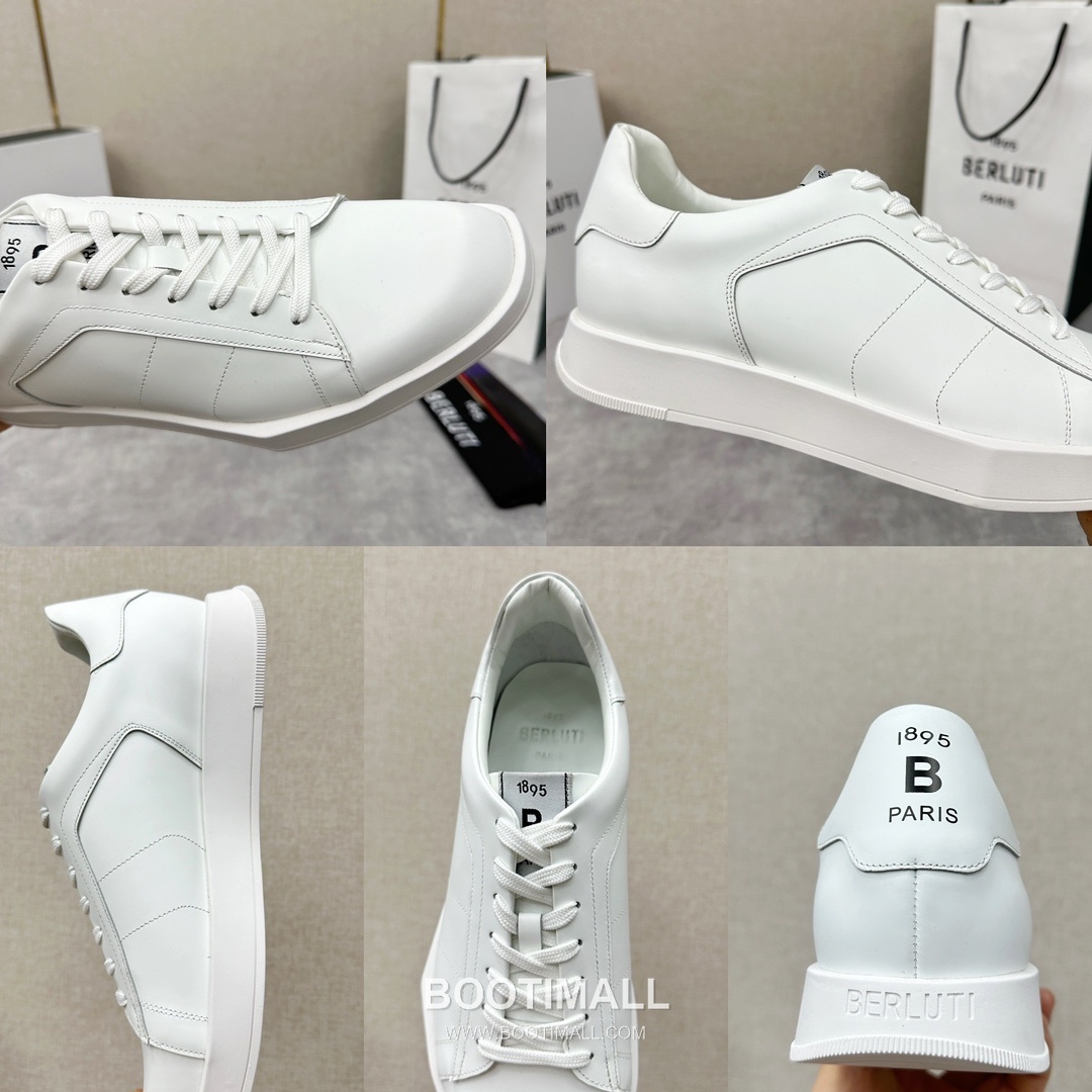 Berluti Stellar Diamond-Cut Trainer Silk Leather White 벨루티 스텔라 다이아몬드 컷 트레이너 실크 레더 화이트 스니커즈 9