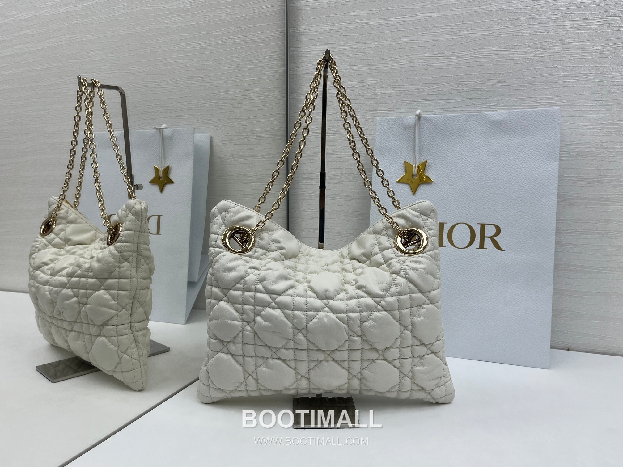 Dior Cannage Quilted Soft Beige Tote Bag 디올 까나쥬 퀼팅 소프트 베이지 토트백 32cm 3