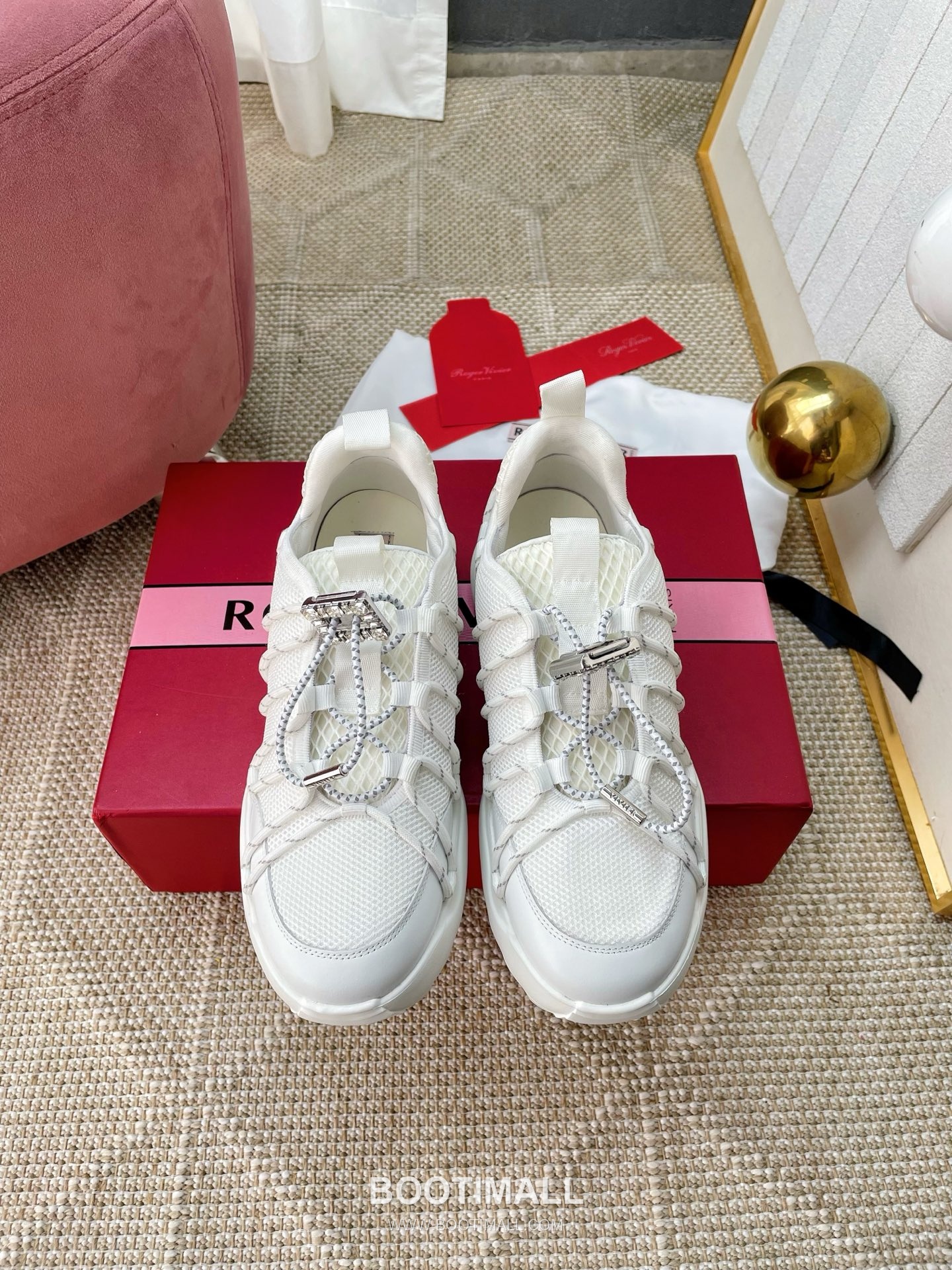 Prada Viv Run Crystal Buckle Mesh Lambskin Black Sneakers 프라다 비브 런 크리스털 버클 메쉬 양가죽 블랙 스니커즈 1