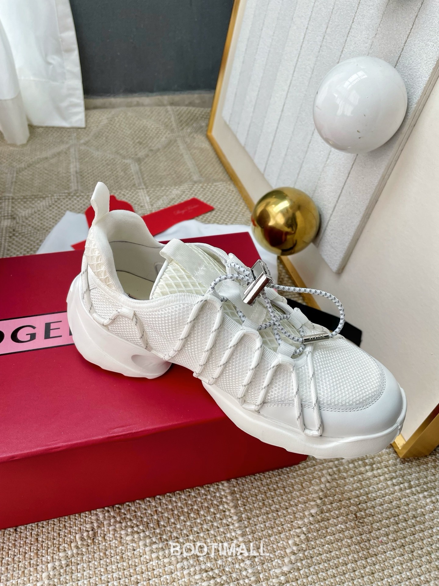 Prada Viv Run Crystal Buckle Mesh Lambskin Black Sneakers 프라다 비브 런 크리스털 버클 메쉬 양가죽 블랙 스니커즈 4