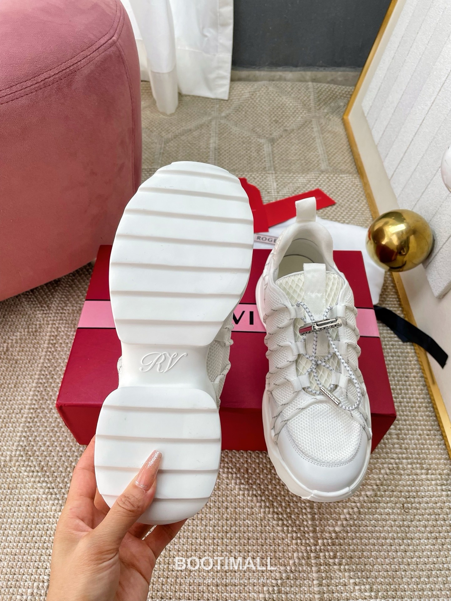 Prada Viv Run Crystal Buckle Mesh Lambskin Black Sneakers 프라다 비브 런 크리스털 버클 메쉬 양가죽 블랙 스니커즈 9