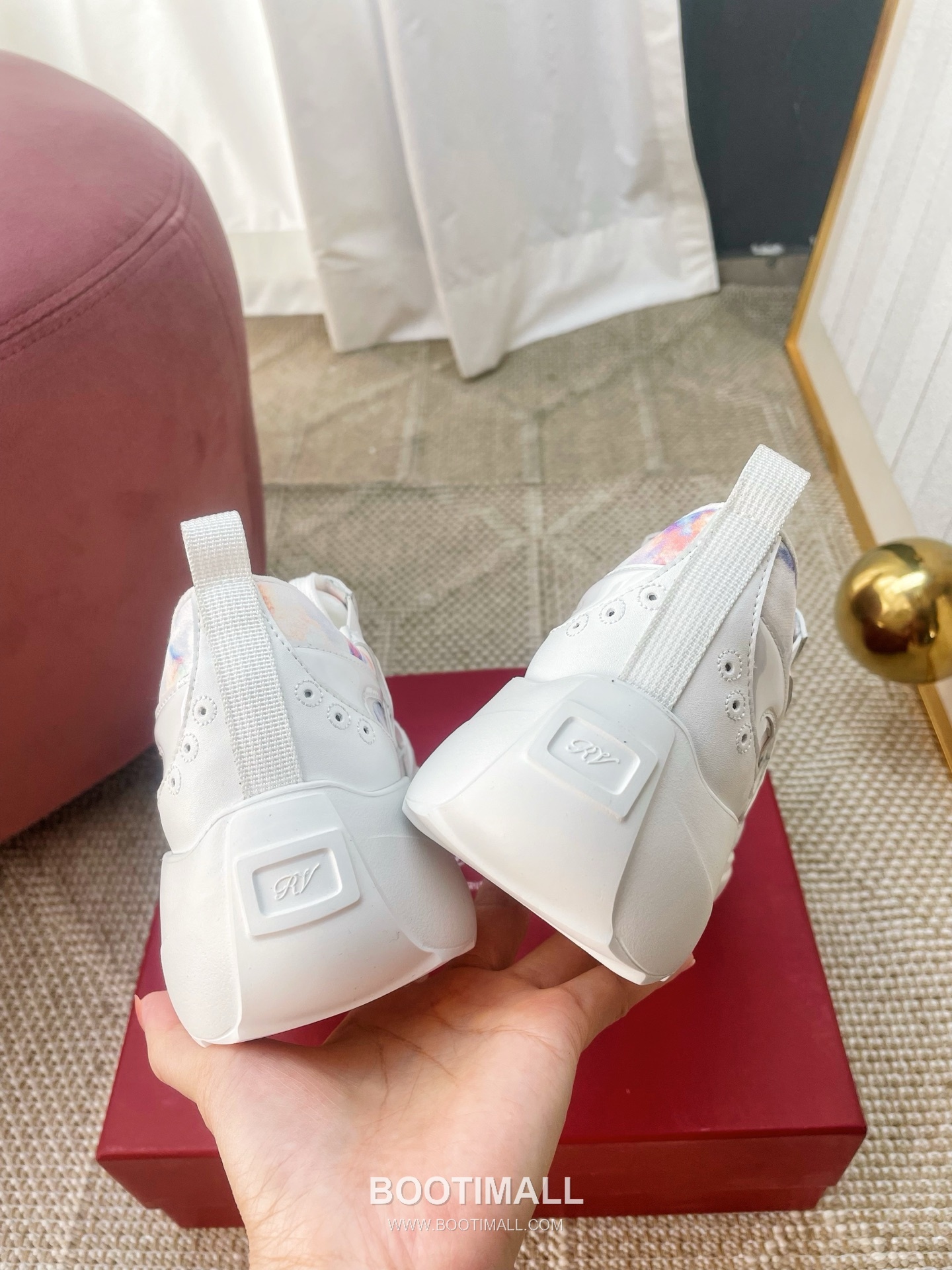 Prada Viv Run Crystal Buckle Mesh Lambskin Black Sneakers 프라다 비브 런 크리스털 버클 메쉬 양가죽 블랙 스니커즈 7