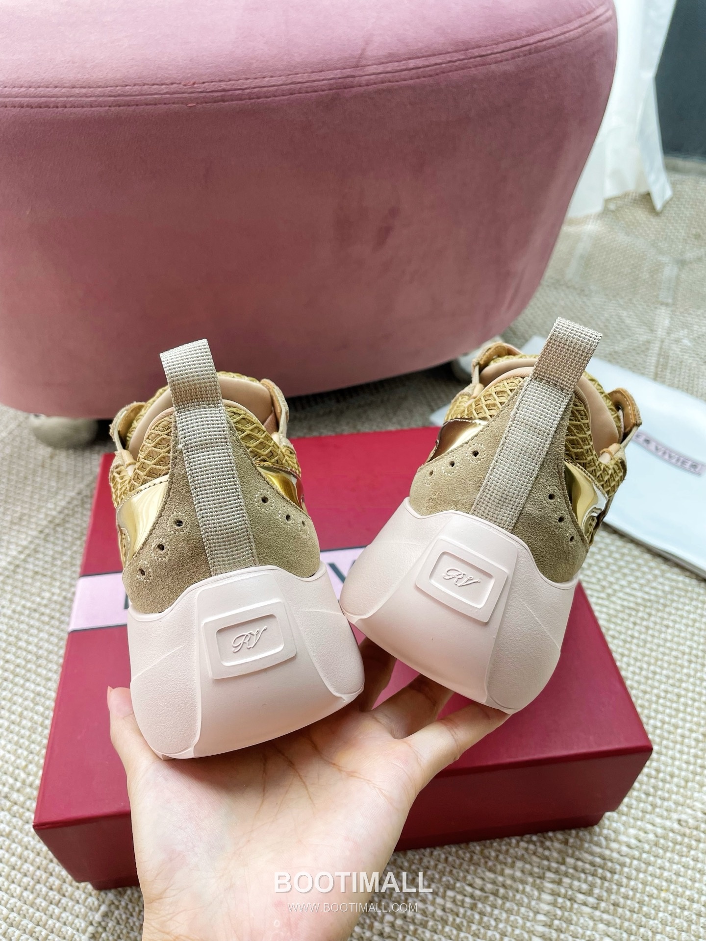 Prada Viv Run Crystal Buckle Mesh Lambskin Black Sneakers 프라다 비브 런 크리스털 버클 메쉬 양가죽 블랙 스니커즈 6