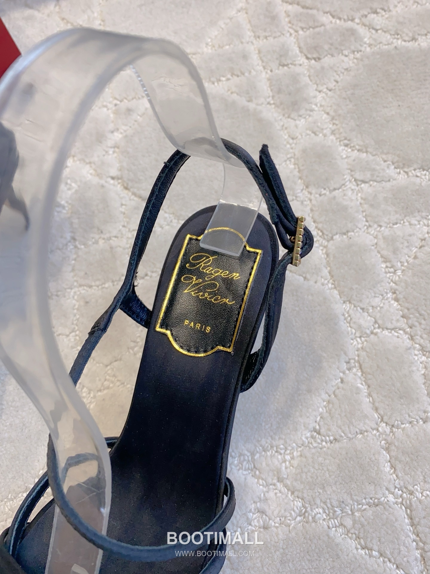 Roger Vivier Crystal Buckle Silk Sandal Heel 로저 비비에 크리스탈 버클 실크 샌들 힐 7cm 7