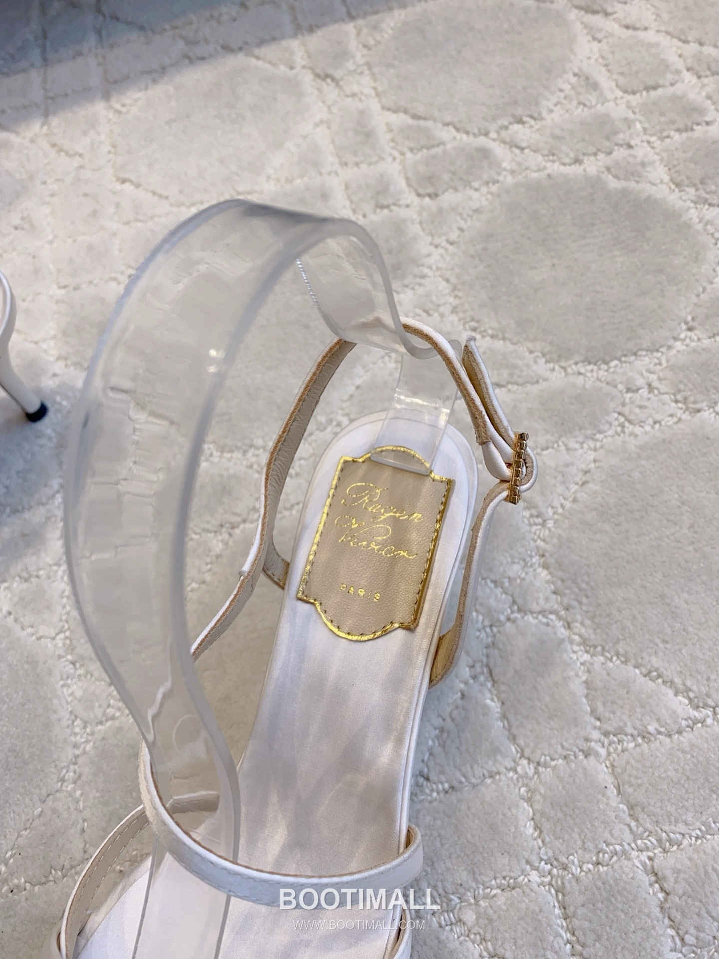 Roger Vivier Crystal Buckle Silk Sandal Heel 로저 비비에 크리스탈 버클 실크 샌들 힐 7cm 7