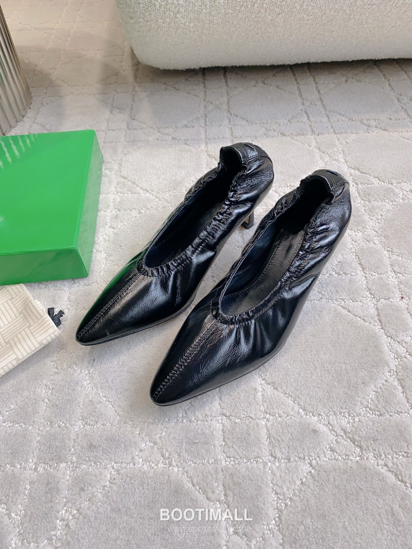 Bottega Veneta Classic Witch Square-Toe Pump Calfskin Black 보테가 베네타 클래식 위치 스퀘어토 펌프스 송아지가죽 블랙 3