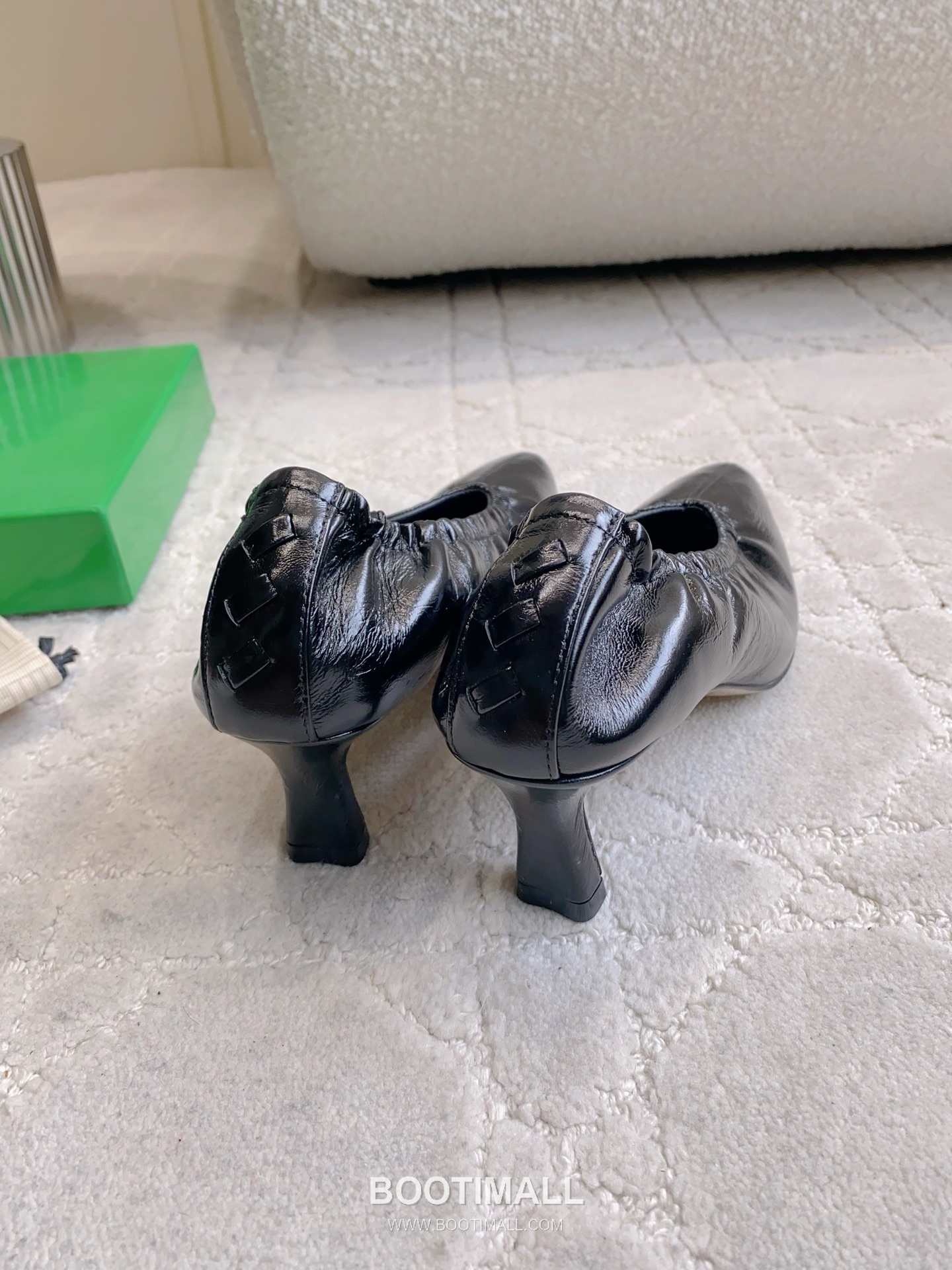 Bottega Veneta Classic Witch Square-Toe Pump Calfskin Black 보테가 베네타 클래식 위치 스퀘어토 펌프스 송아지가죽 블랙 5