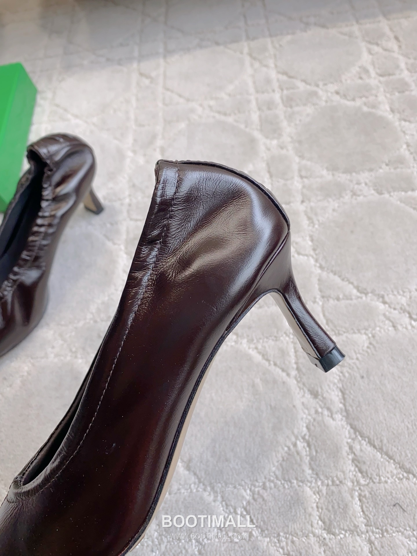 Bottega Veneta Classic Witch Square-Toe Pump Calfskin Black 보테가 베네타 클래식 위치 스퀘어토 펌프스 송아지가죽 블랙 9