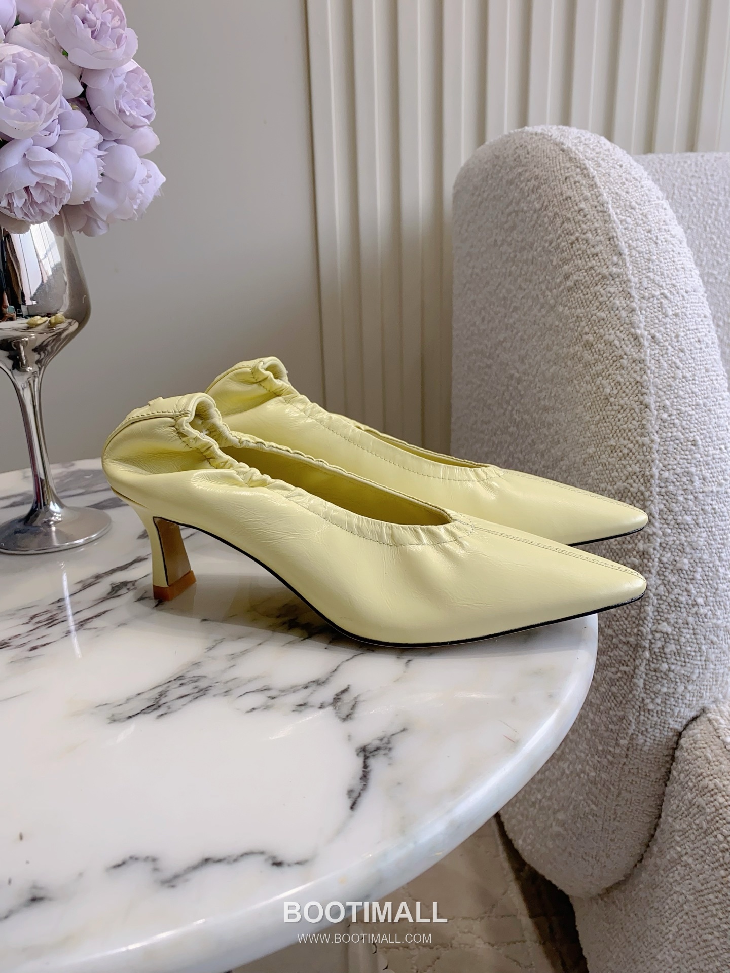 Bottega Veneta Classic Witch Square-Toe Pump Calfskin Black 보테가 베네타 클래식 위치 스퀘어토 펌프스 송아지가죽 블랙 2