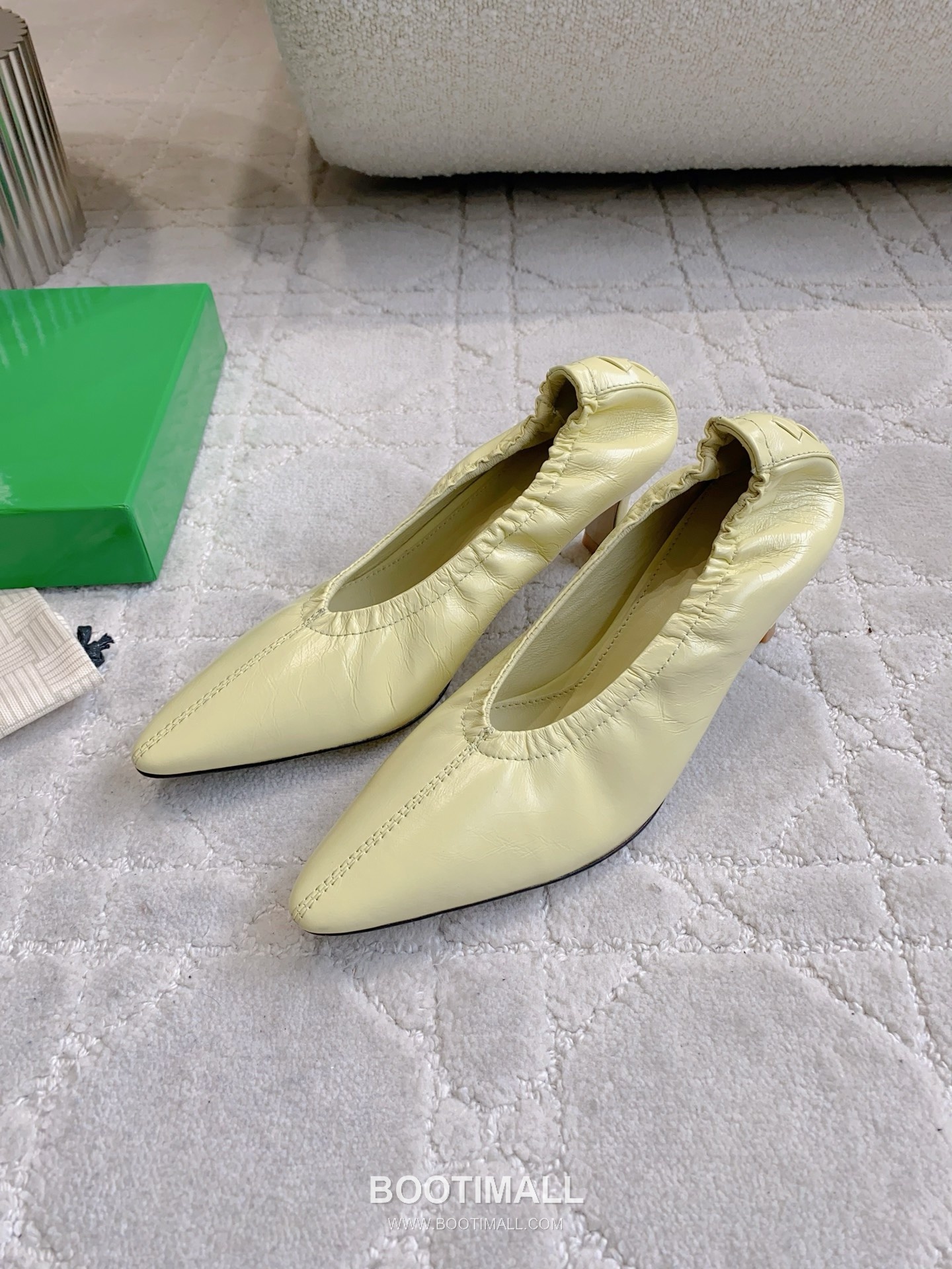 Bottega Veneta Classic Witch Square-Toe Pump Calfskin Black 보테가 베네타 클래식 위치 스퀘어토 펌프스 송아지가죽 블랙 3